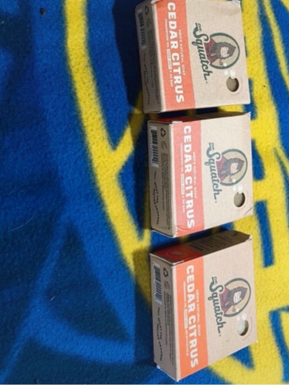 Dr. Squatch Cedar Citrus Soap Bar 3 pack